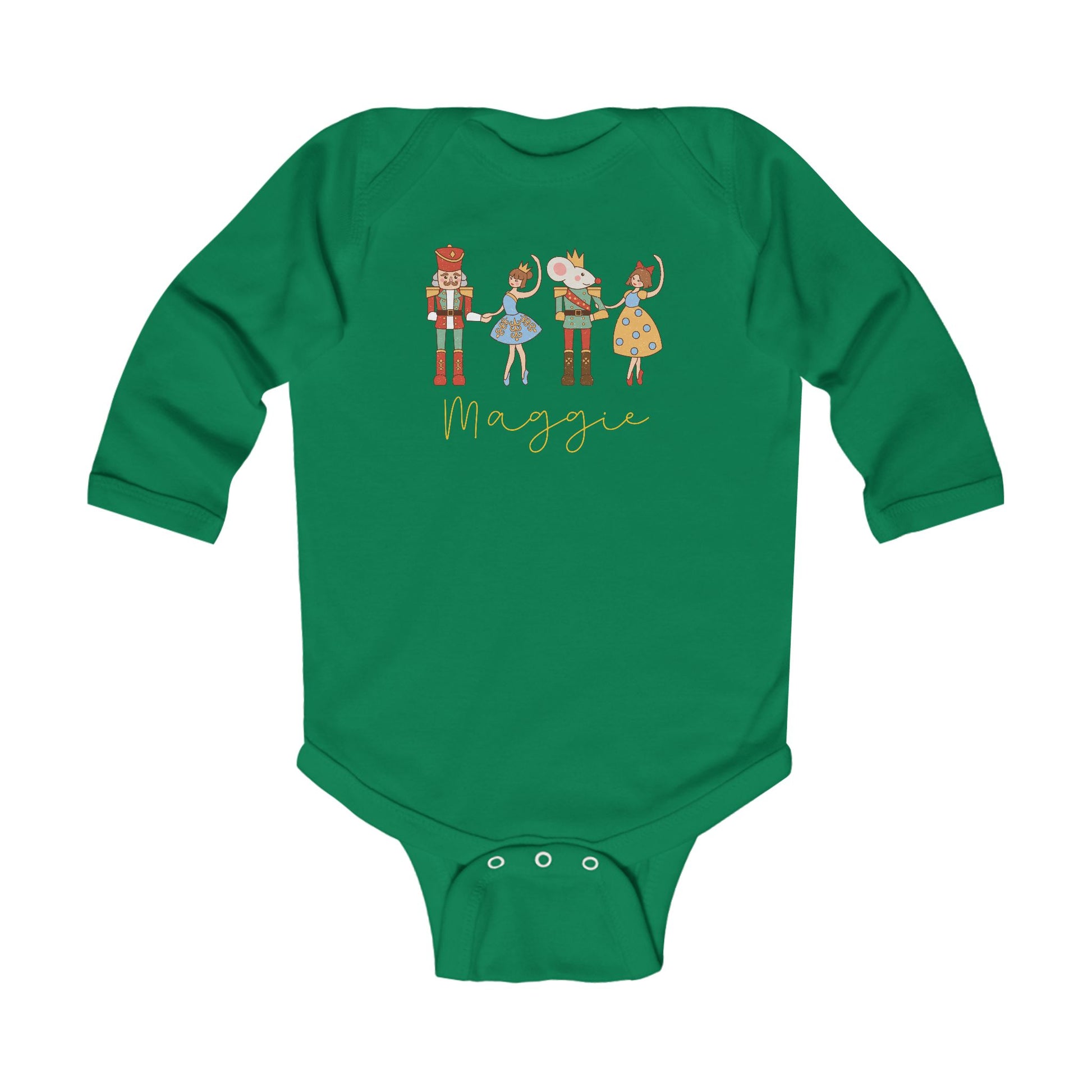 Custom Name Nutcracker & Friends Christmas Romper