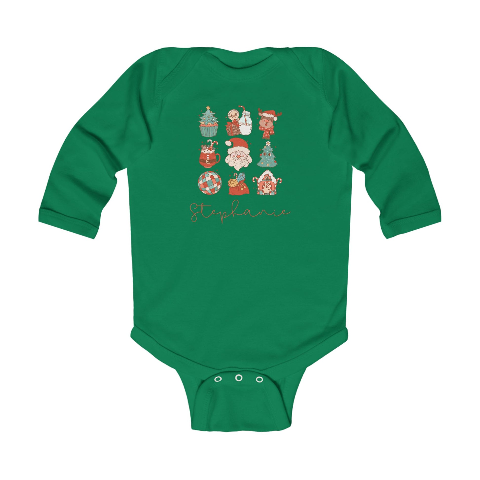 Custom Name Christmas Romper