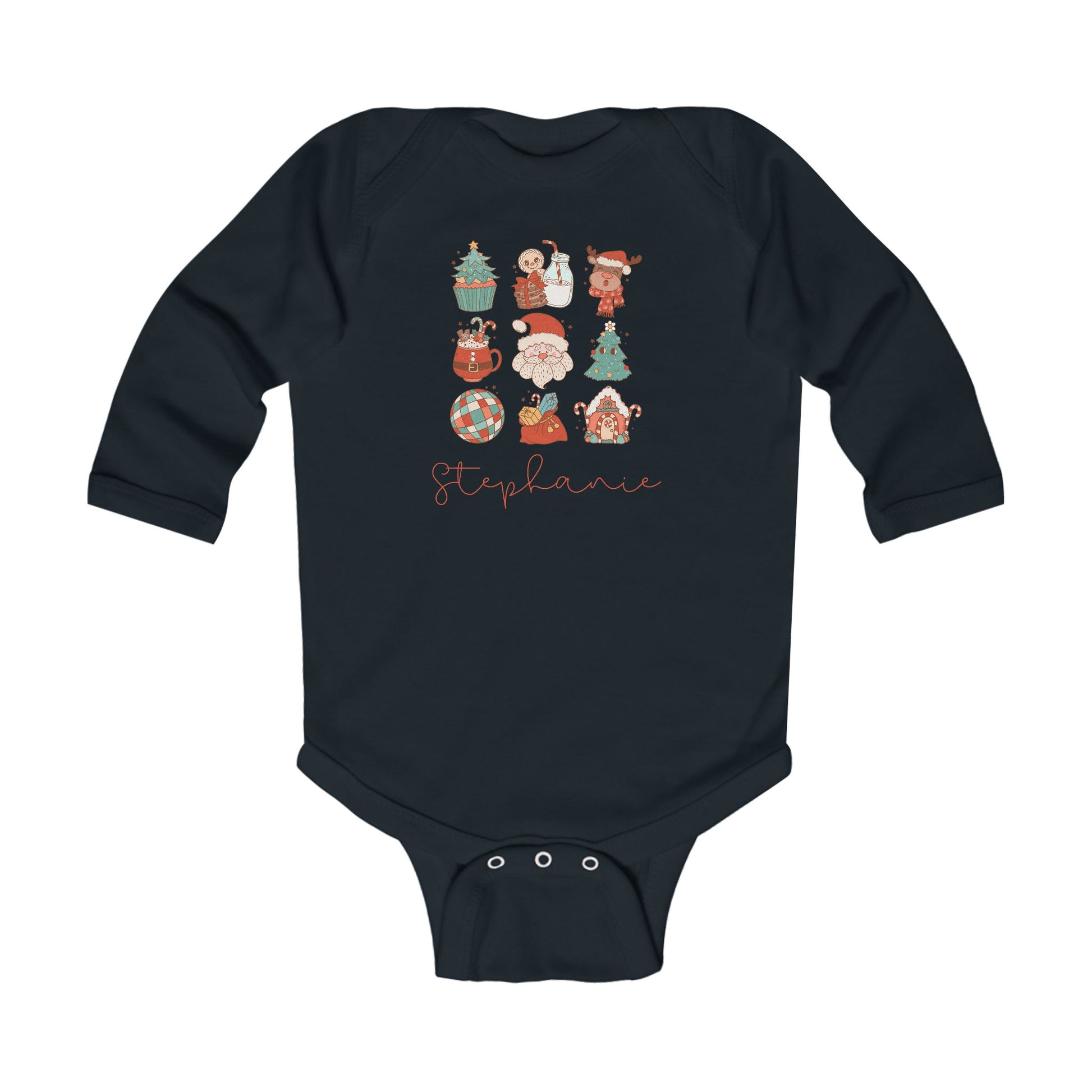 Custom Name Christmas Romper