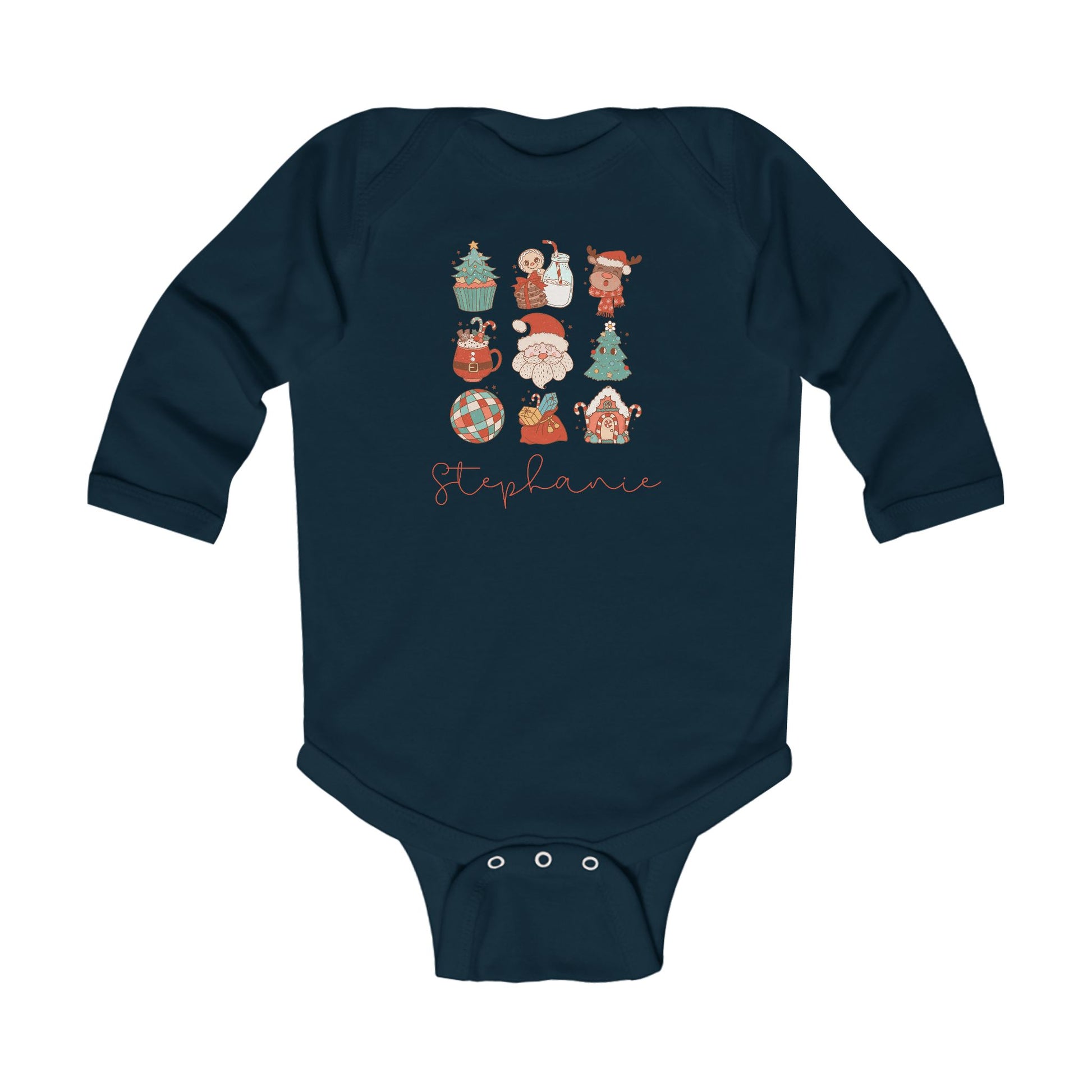 Custom Name Christmas Romper