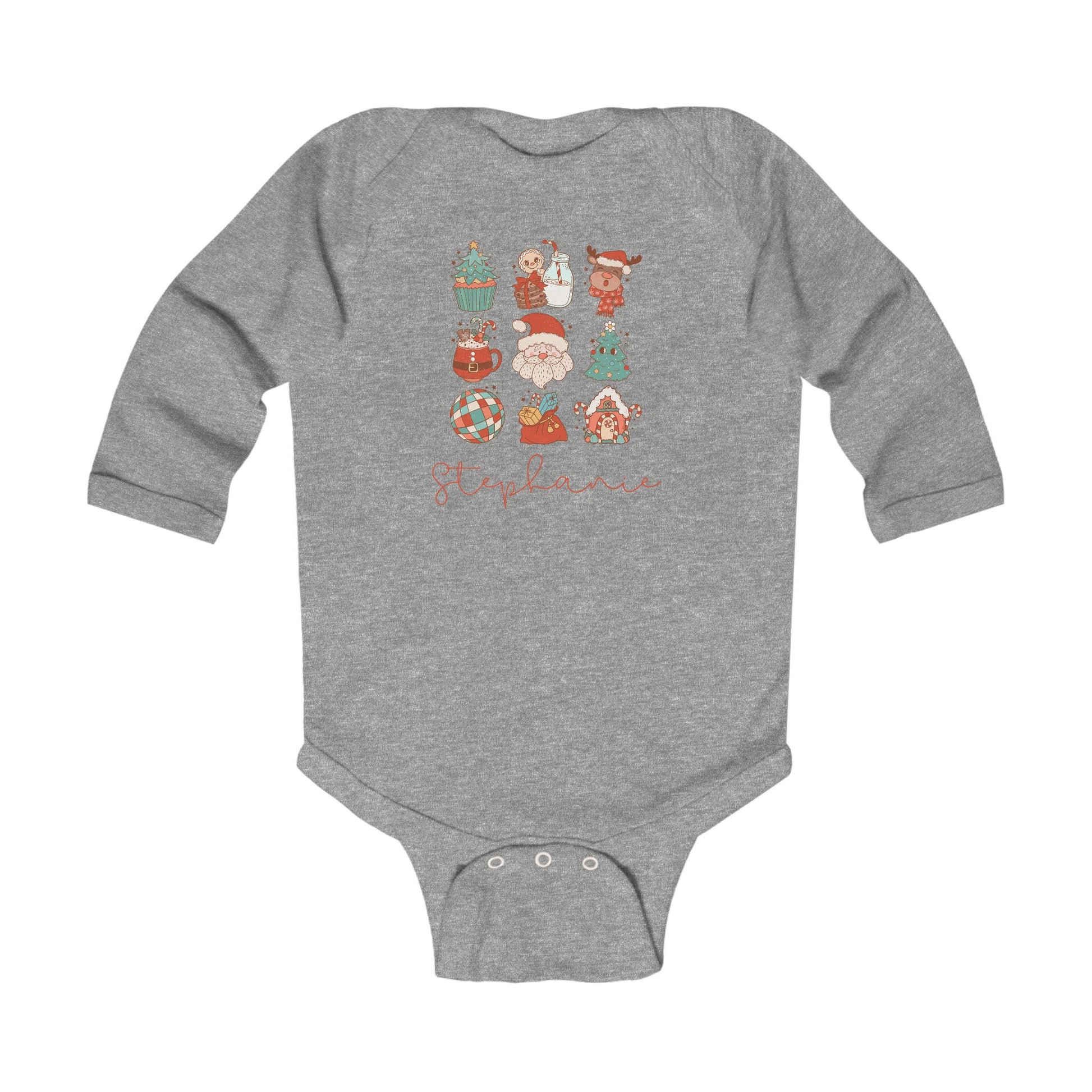 Custom Name Christmas Romper