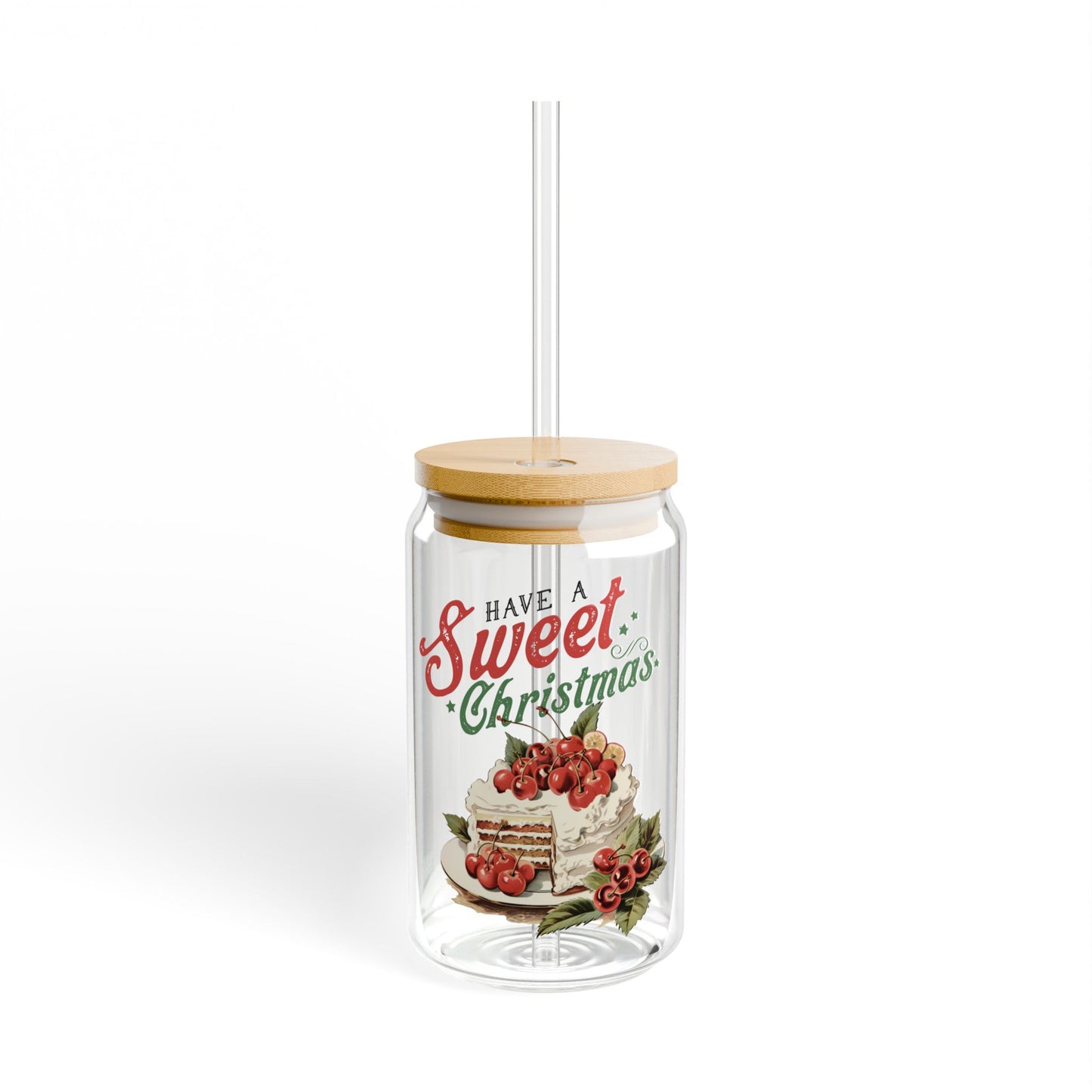 Have A Sweet Christmas Vintage Glass Tumbler