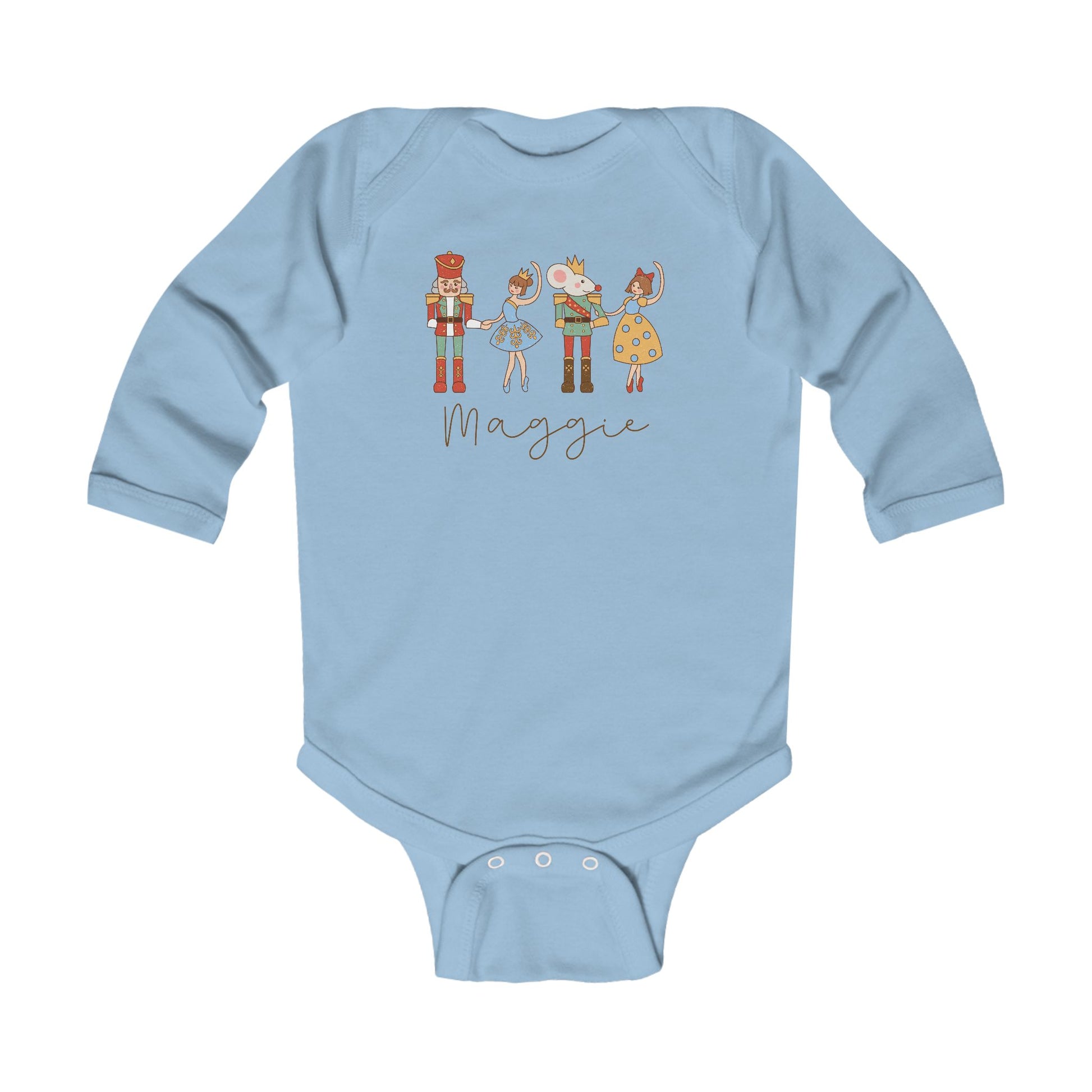 Custom Name Nutcracker & Friends Christmas Romper