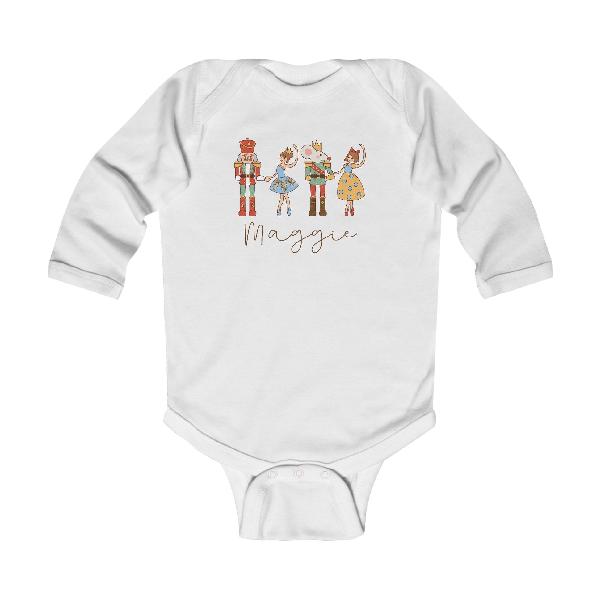 Custom Name Nutcracker & Friends Christmas Romper