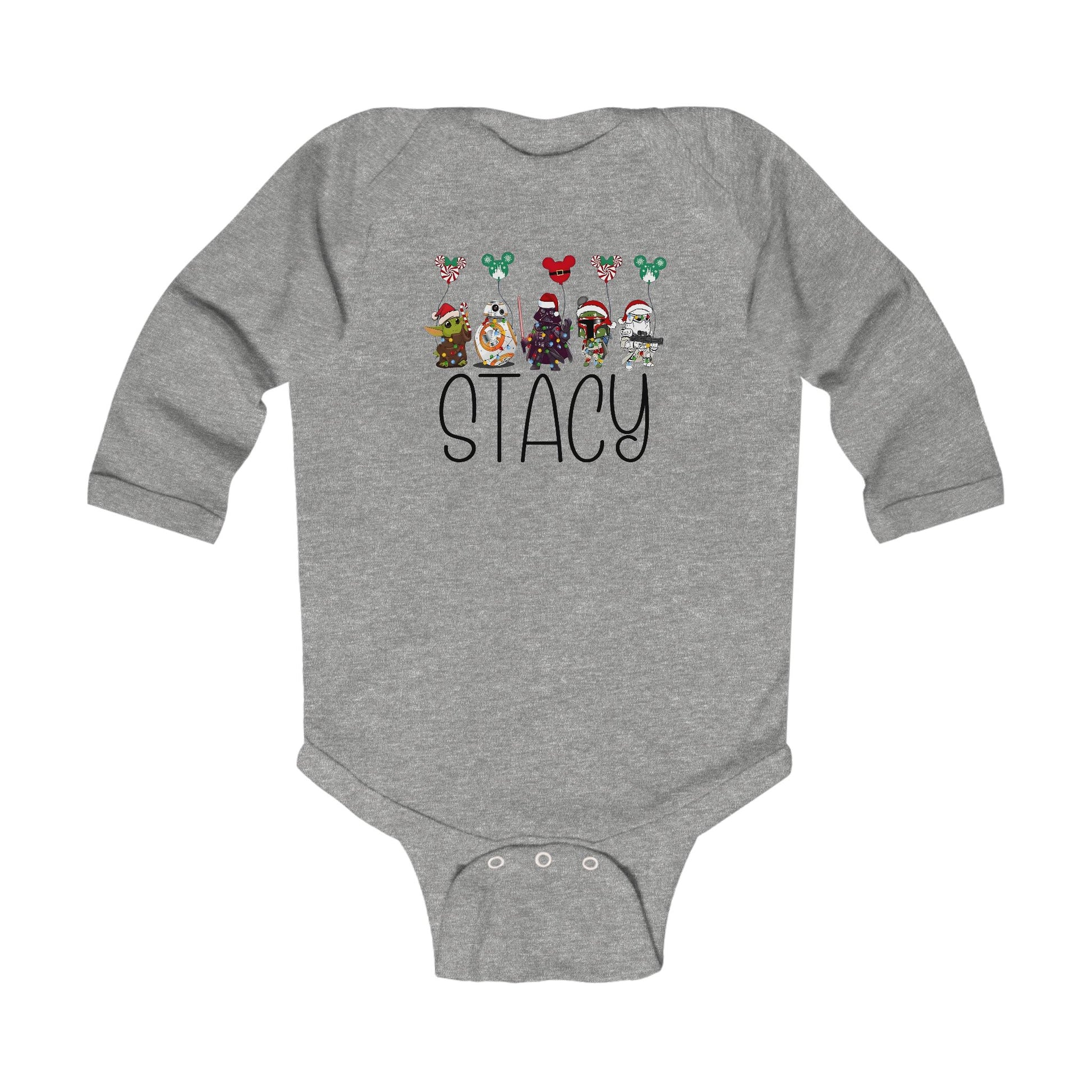 Custom Name Star Wars Baby Christmas Romper