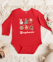 Custom Name Christmas Baby Romper