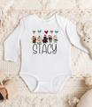 Custom Name Star Wars Baby Christmas Romper