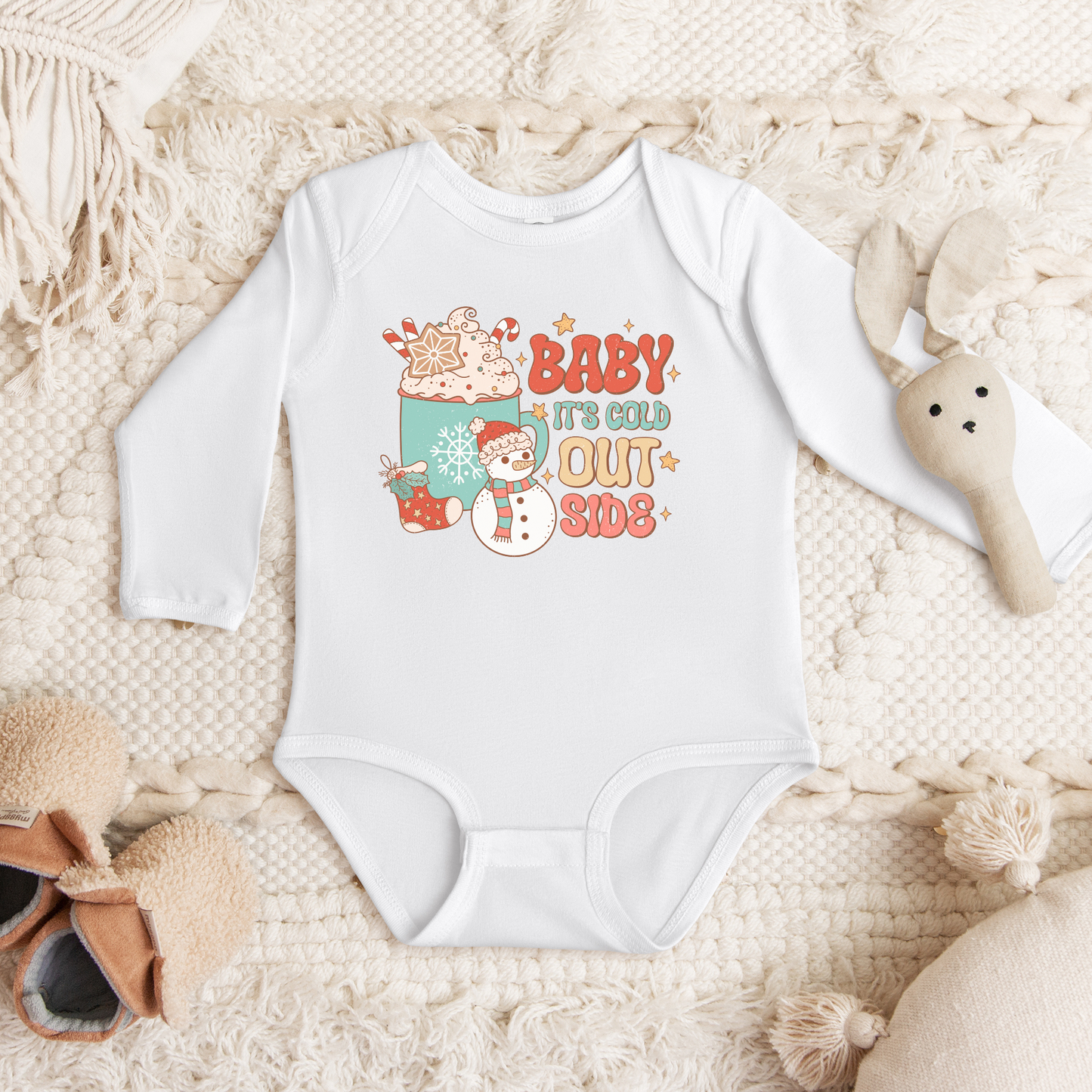 Baby It's Cold Outside Christmas Baby Romper