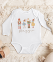 Custom Name Nutcracker & Friends Christmas Romper