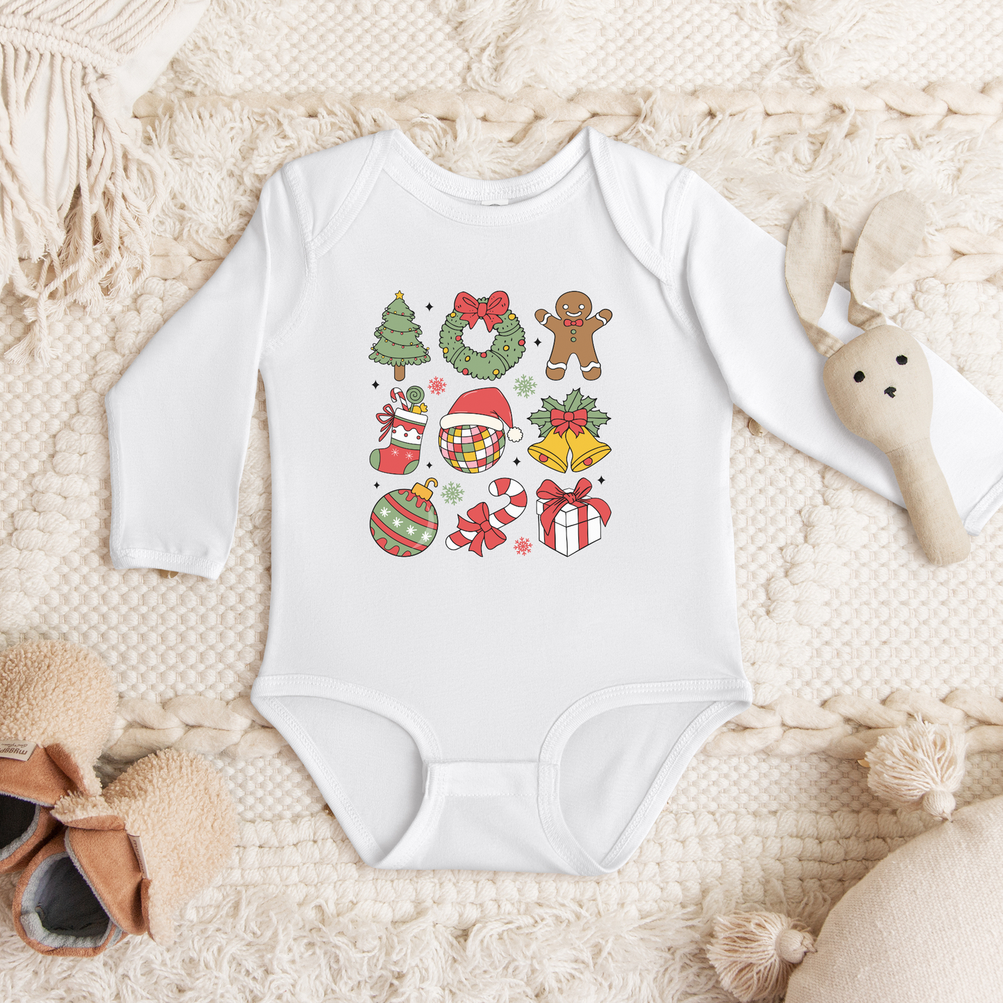 Coquette Christmas Romper