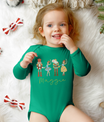 Custom Name Nutcracker & Friends Christmas Romper