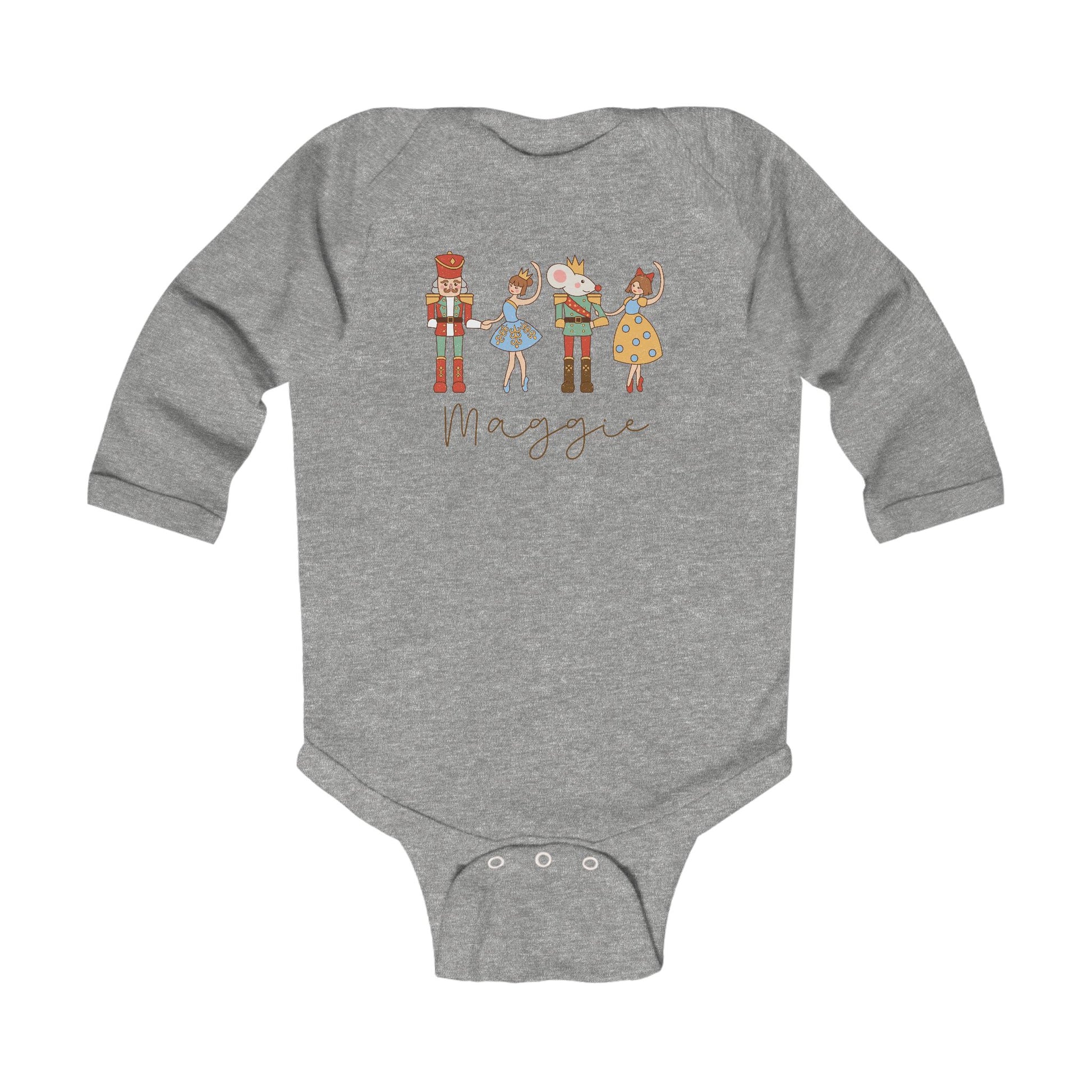 Custom Name Nutcracker & Friends Christmas Romper