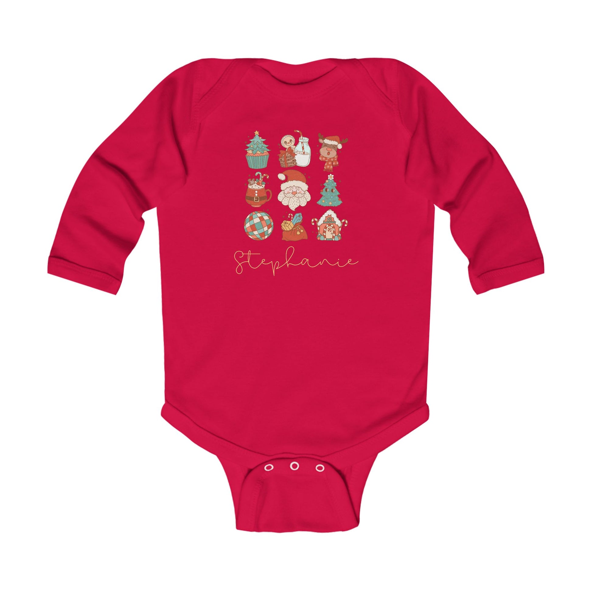 Custom Name Christmas Romper