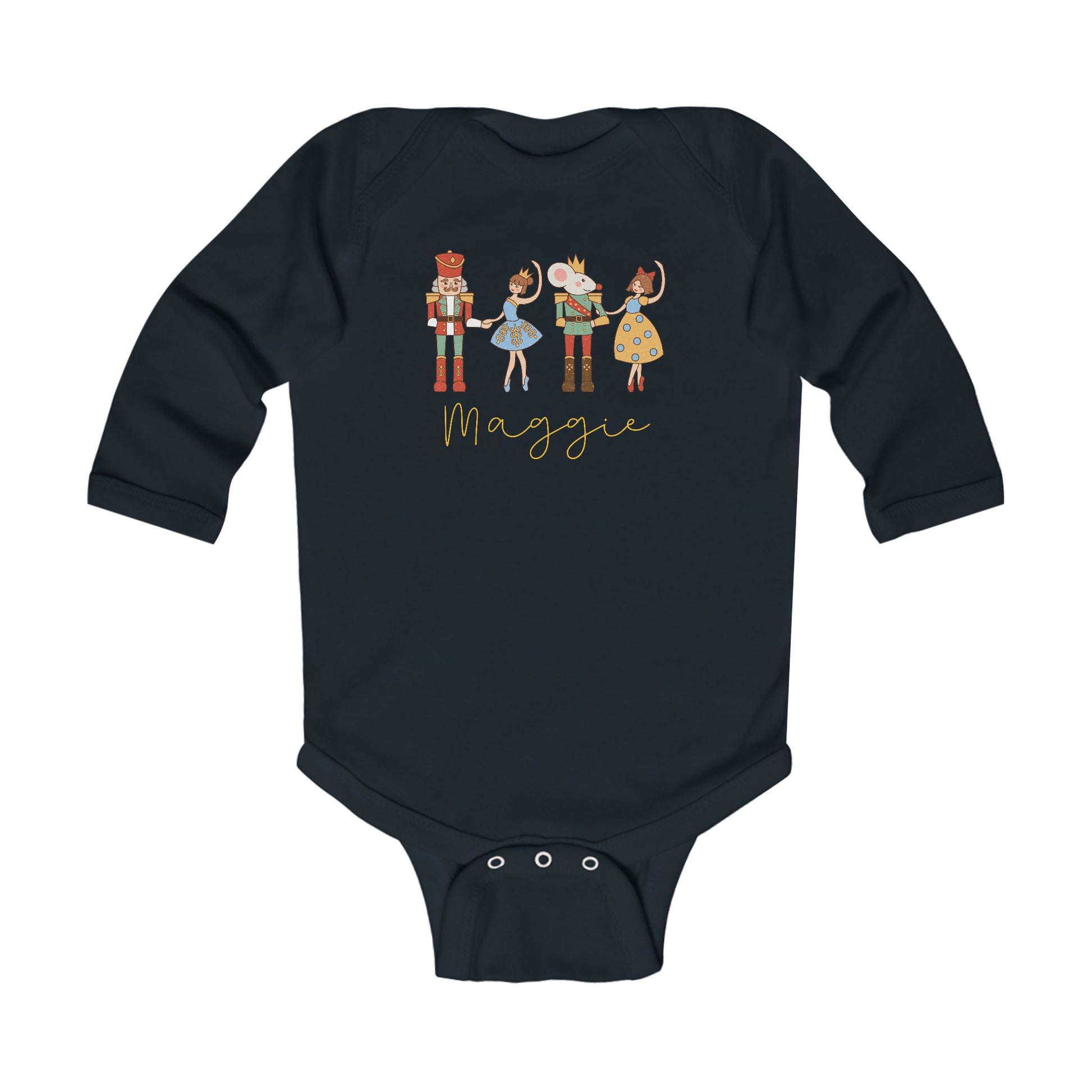 Custom Name Nutcracker & Friends Christmas Romper