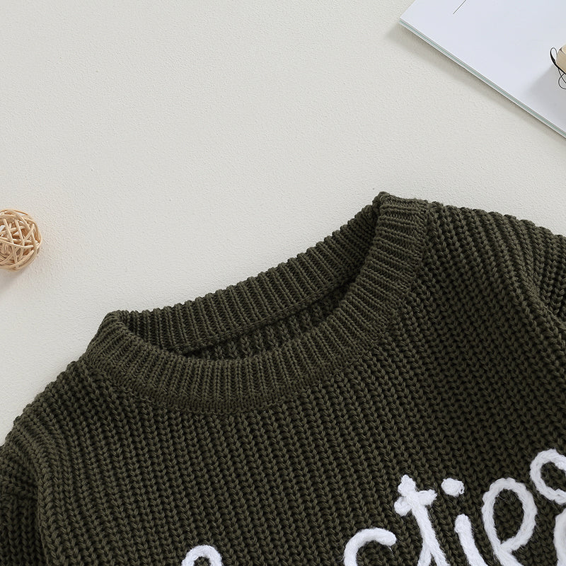 Bestie Embroidery Sweater