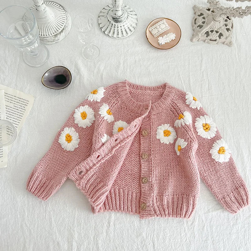 Dasiy Embroidery Cardigan