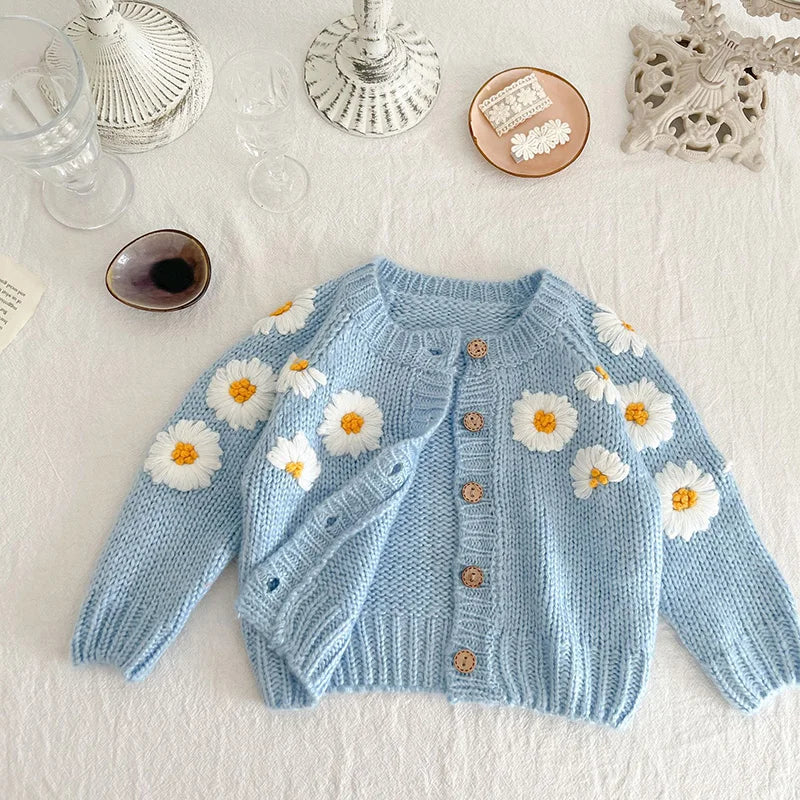 Dasiy Embroidery Cardigan