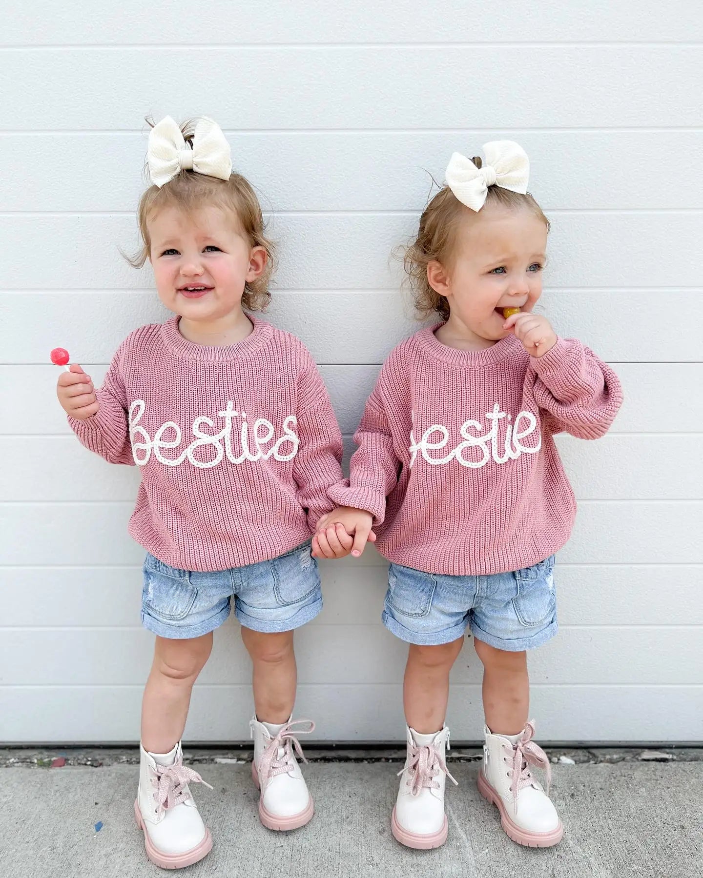 Bestie Embroidery Sweater